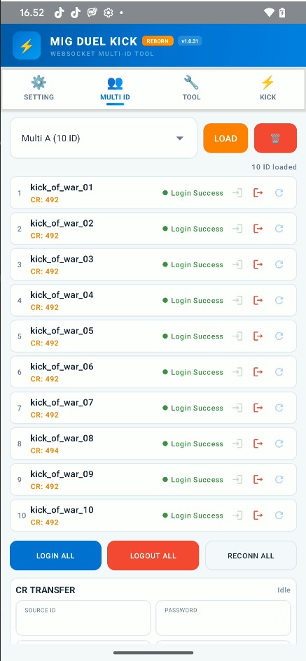 Multi ID Tab